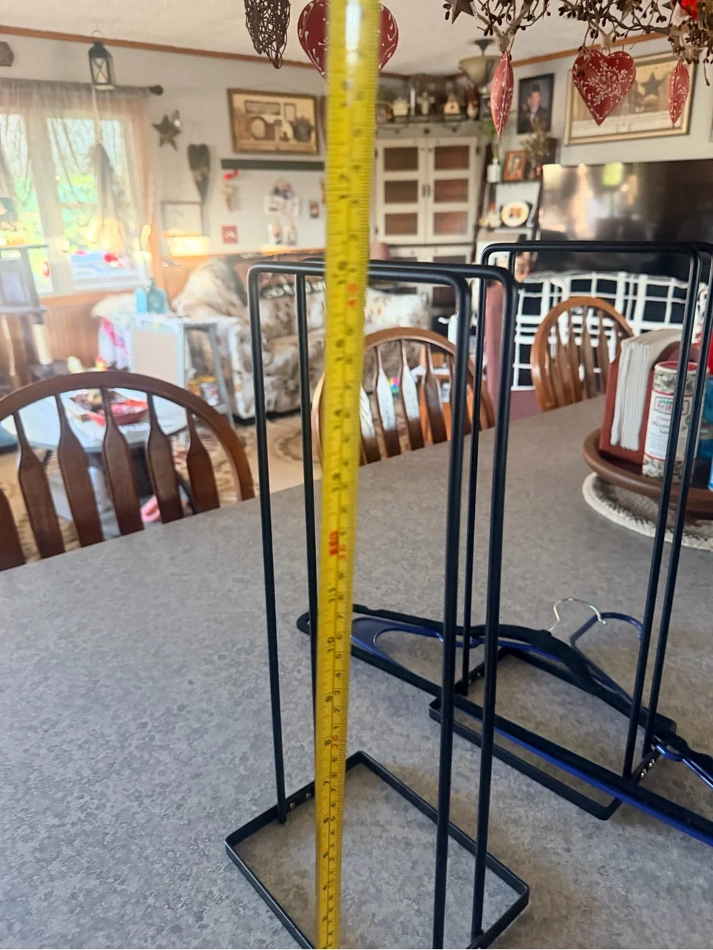 Black Metal Hanger Organizer Set of 2